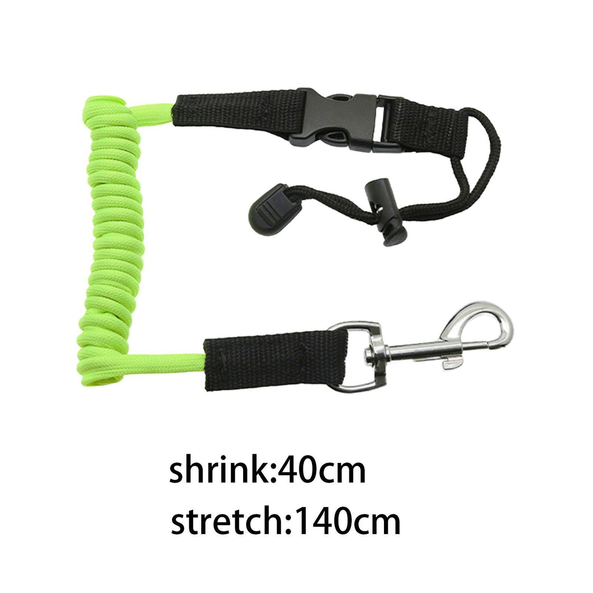 Kayak Paddle Leash Lightweight Fishing Accessories Coiled Lanyard Rope for