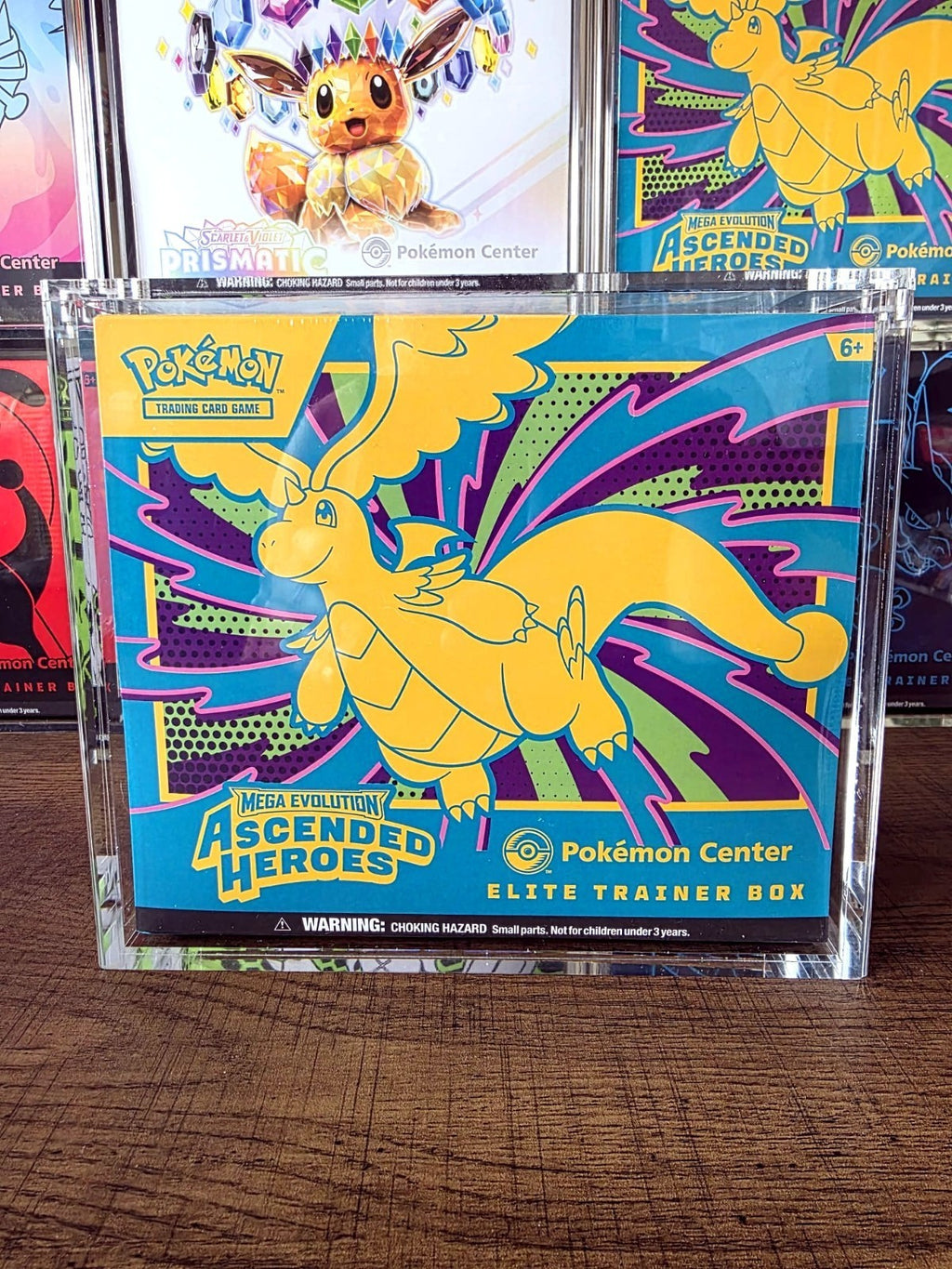 Pokemon Elite Trainer Box ETB Acrylic Magnetic Display Case 8mm UV Resist