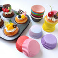 100 Mixed Colours Cupcake Cases Baking Muffin Cake Standard Size Bulk Pack