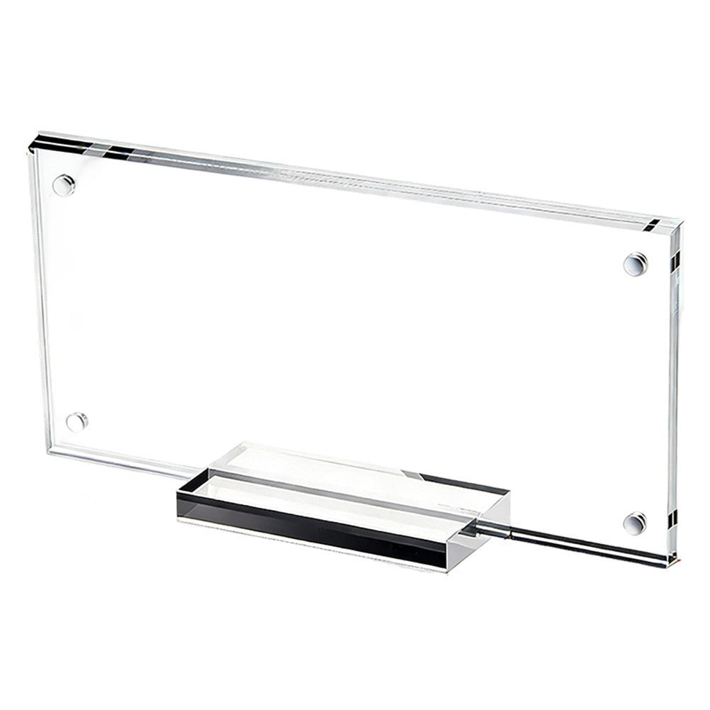 Double Sided Acrylic Display Frame for Currency and Keepsakes 3.5 x 7.3 Inches