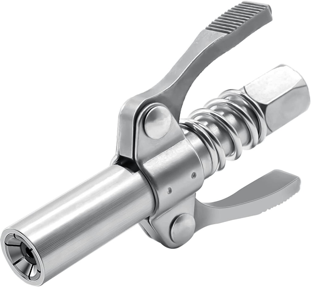 10000PSI Professional Grease Gun Coupler Quick Release Lock Oil Injection Nozzle