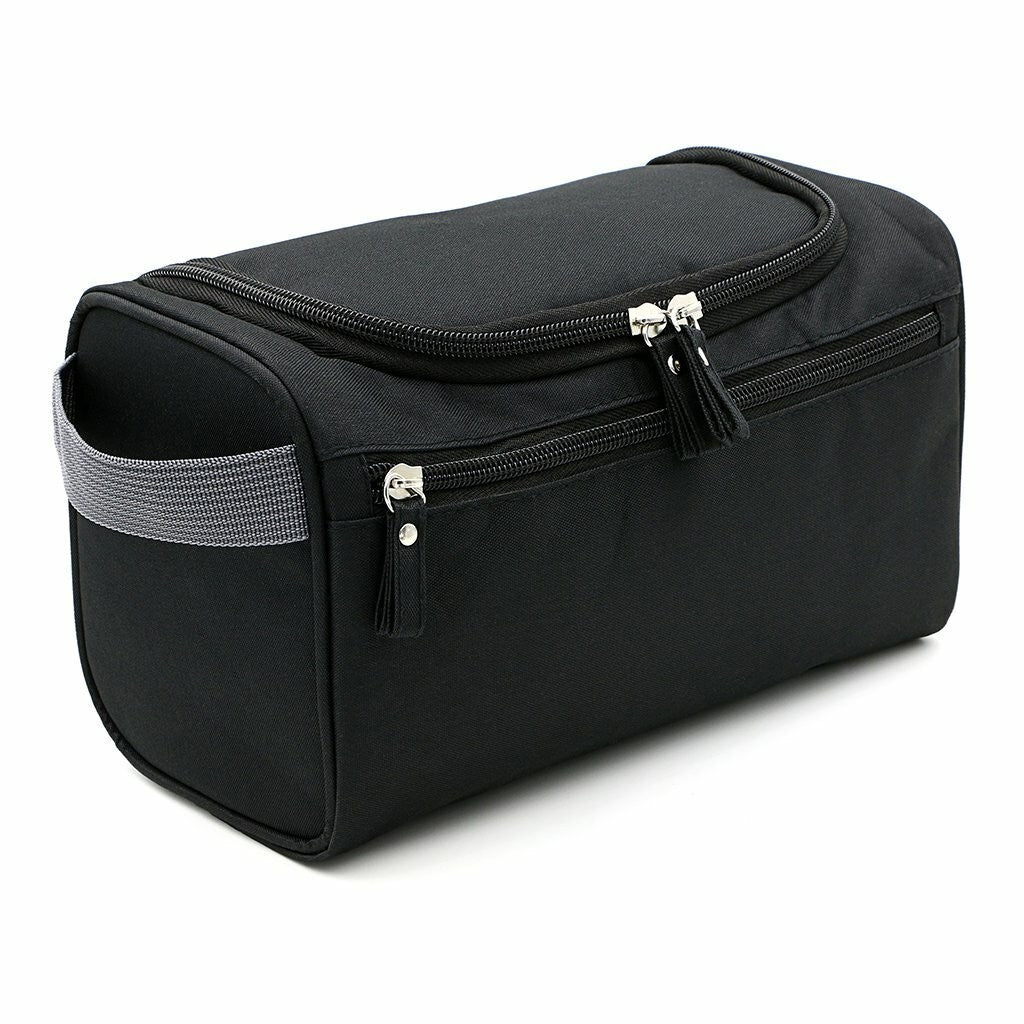 UK Mens Travel Wash Bag Hanging Toiletry Large Capacity Shaving Gym Makeup Bag