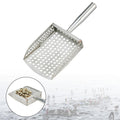 Stainless Steel Sand Scoop Sand Sifter Shovel for Metal Detecting Underwater