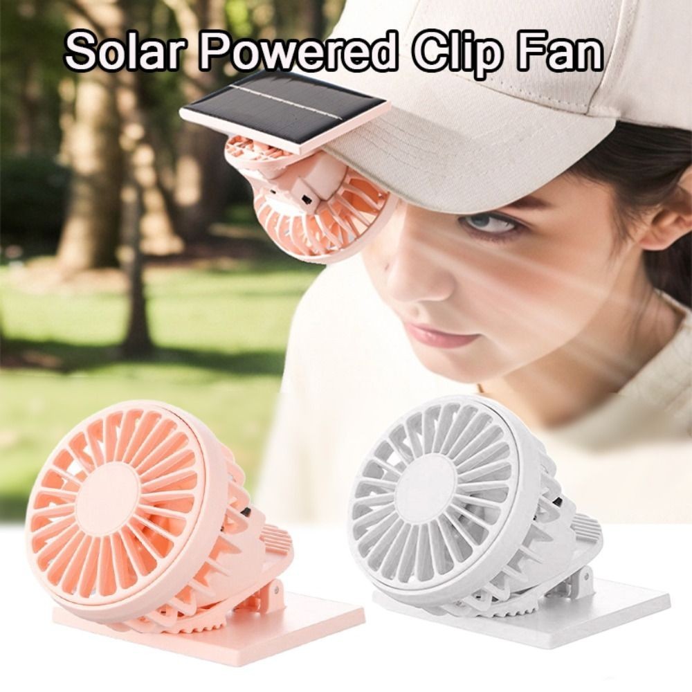 Mini Hat Clip Fan USB Rechargeable Personal Fan Portable Cap Clip Cooler Fan