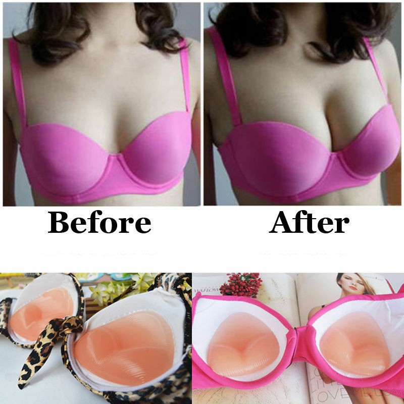 Silicone Gel Bra Breast Enhancers Push Up Pads Chicken Fillets Inserts Bikini UK