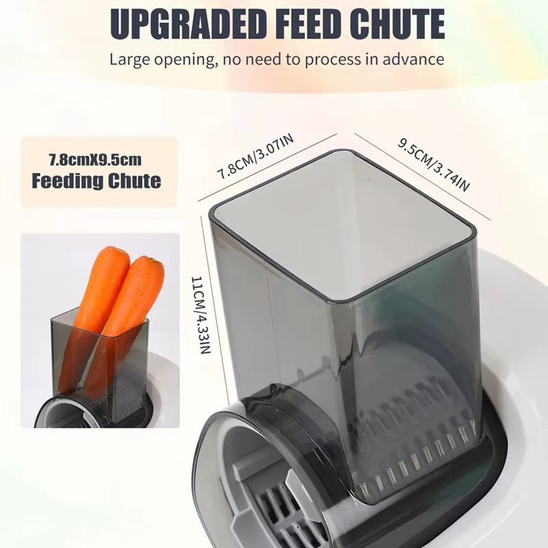 Electric Salad Slicer Fruit Cutter Vegetable Cheese Grater Tool Chopper Maker UK