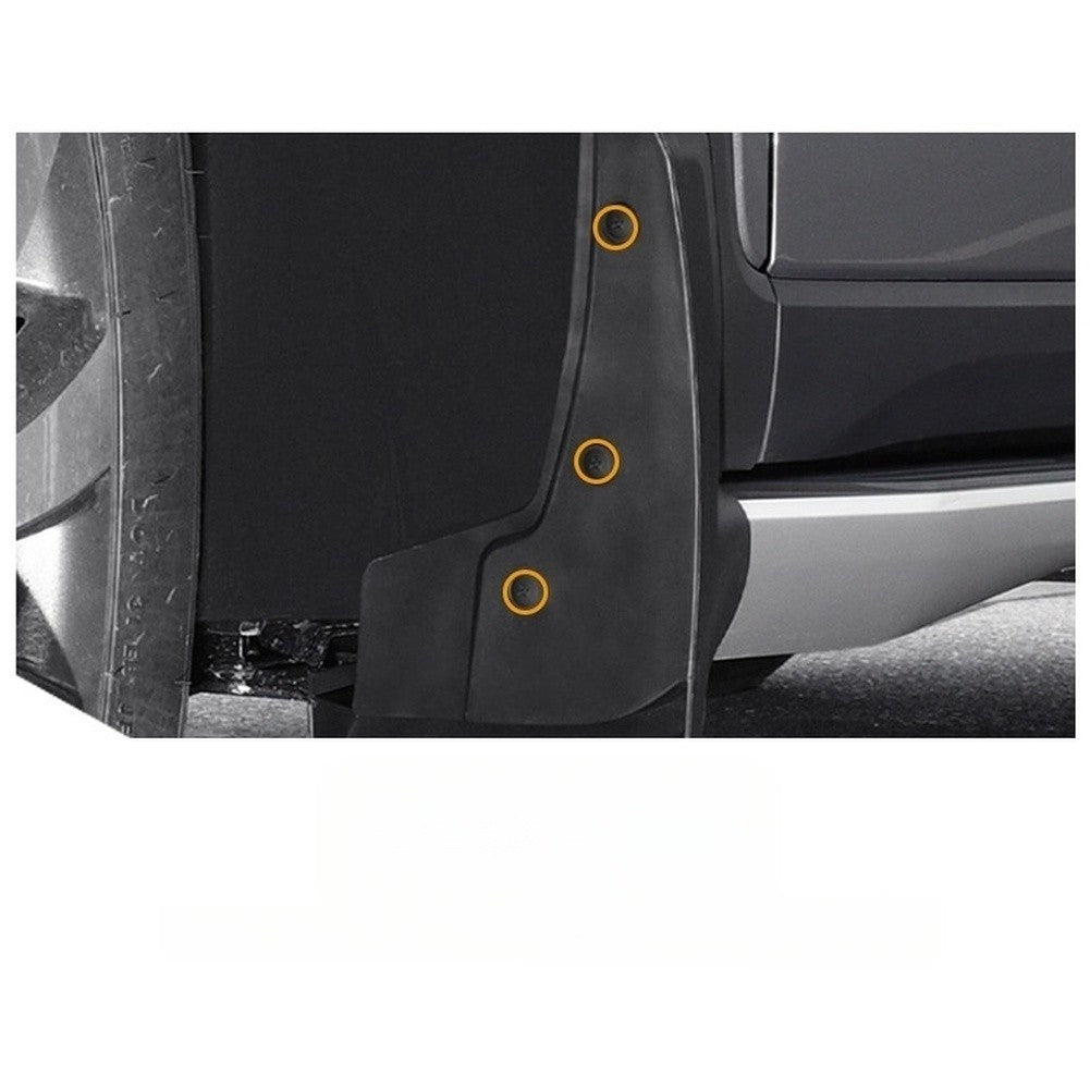 4 Piece Mud Flap Set for Chery Tiggo 7 2025+ Front Rear Black ABS Splash Guards