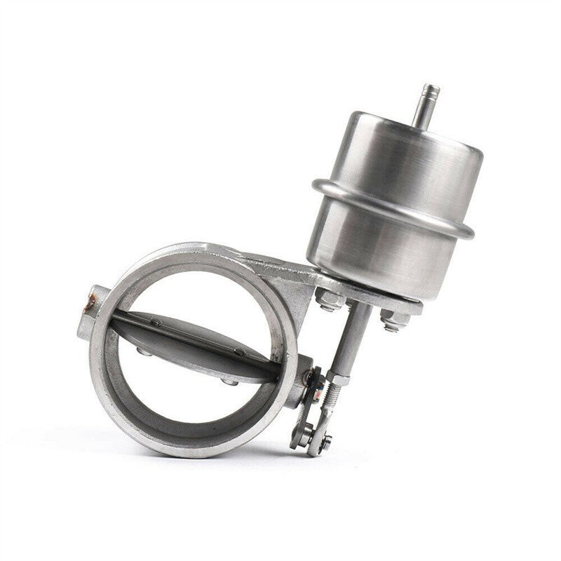 2.5" Car Exhaust Control Valve Vacuum Actuator Open Style Dump Downpipe Steel
