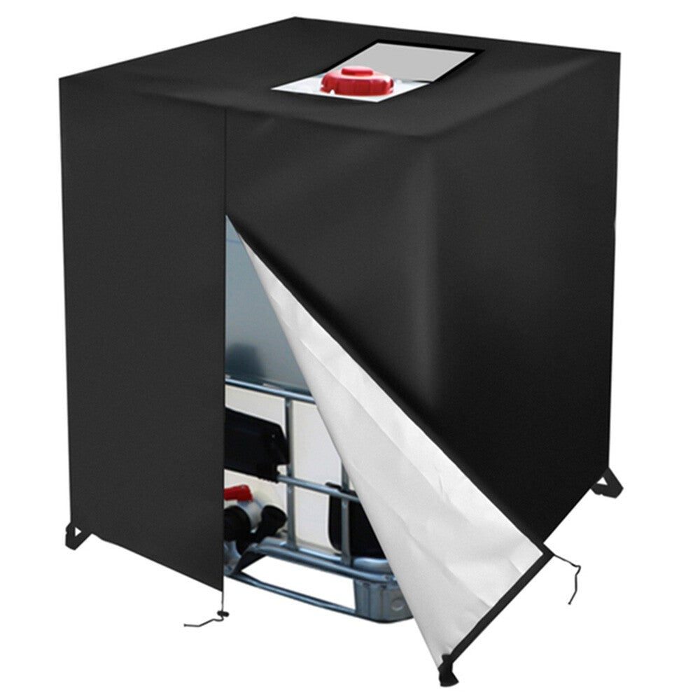 Heavy Duty Rain Sun UV Protective Hood Cover for Water Tank 1000 L IBC Container