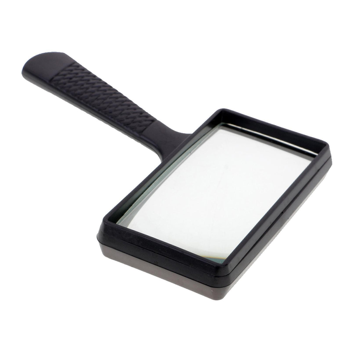 10X Large Reading Magnifying Glass Rectangular Magnifier Map Book Light Aid Lens