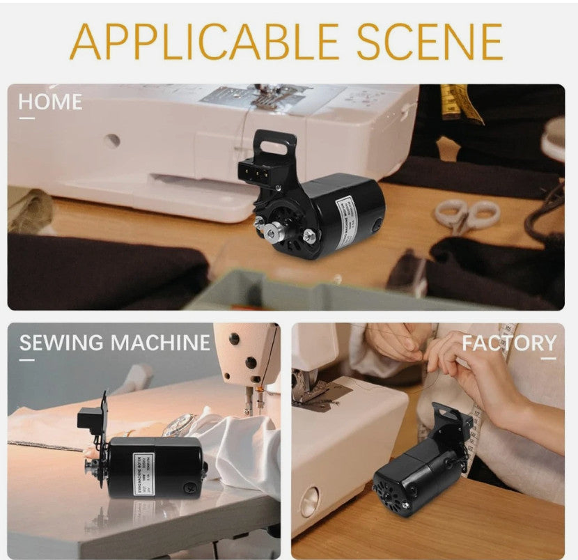 180W Sewing Machine Motor Replacement Foot Pedal Control For Household Machines