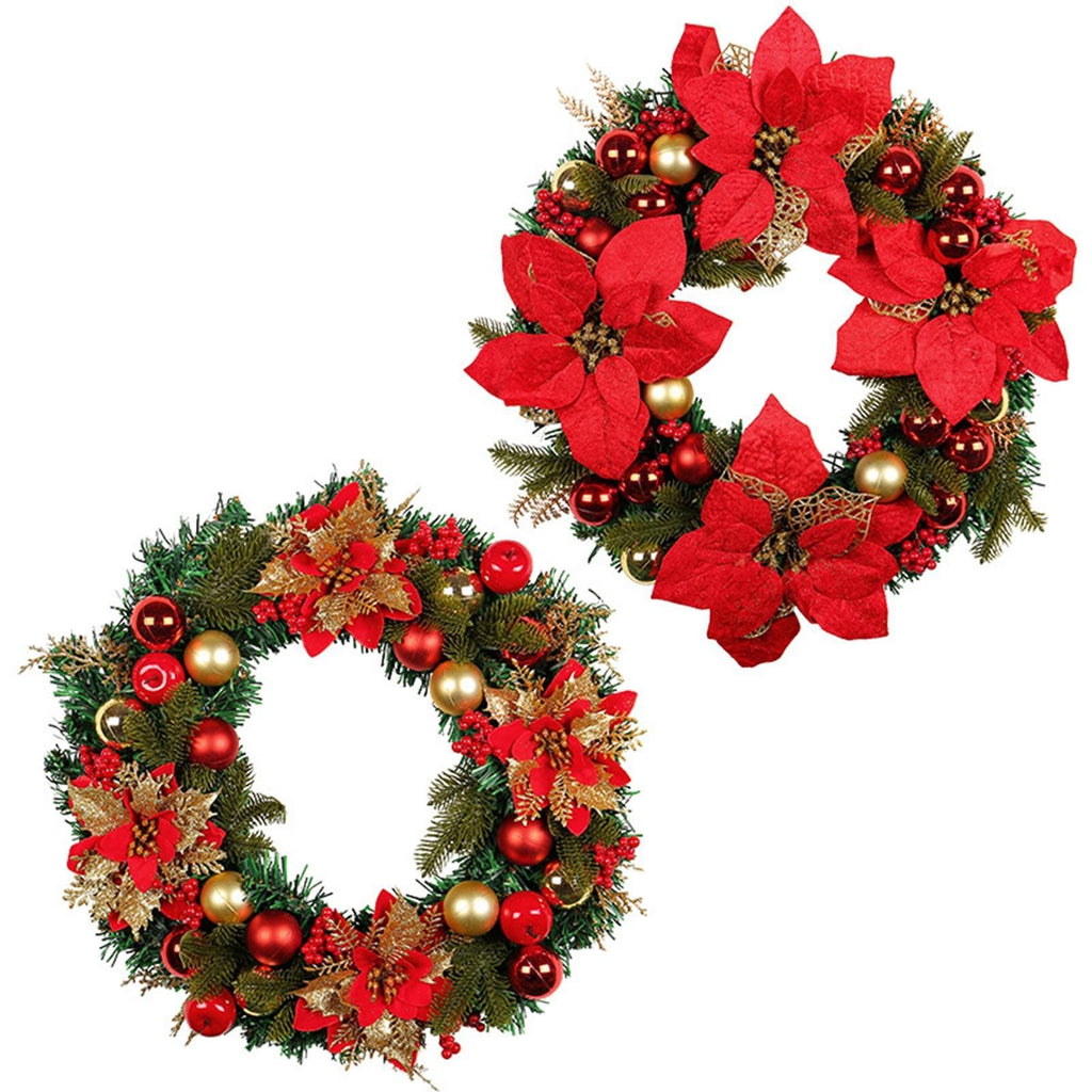 Christmas Wreath Christmas Decoration Hanging Larege Artificial Winter Holiday