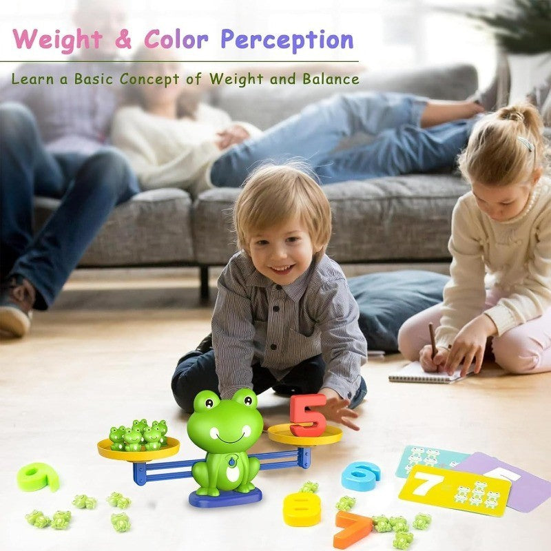 Frog Balance Math Game Educationa Math Learning Toy Counting Numbers Gift 3+