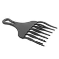 Wide Tooth Afro Hair Pick Comb Braid Styling Lift Hairbrush