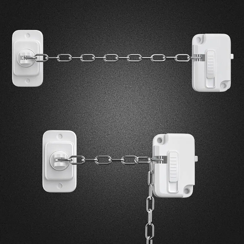 Adjustable Window Security Lock Self Adhesive No Drilling Window Restrictor