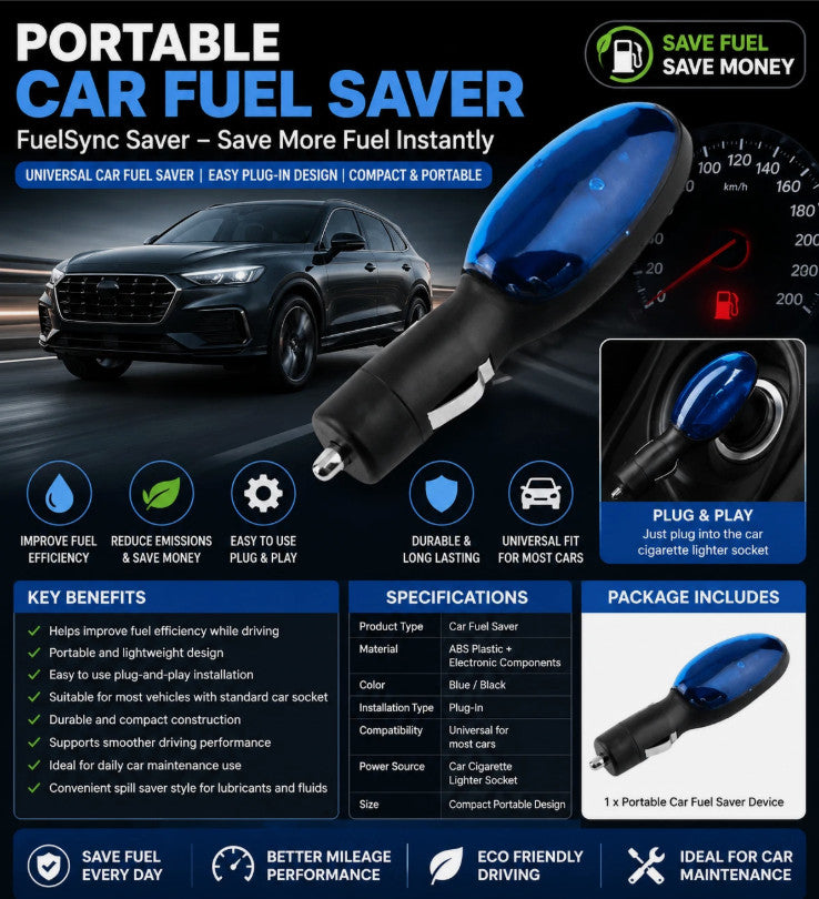 2PCS Gas Saver,Fuel Sync - Drive Farther,Save More Fuel Instantly, Automotive UK