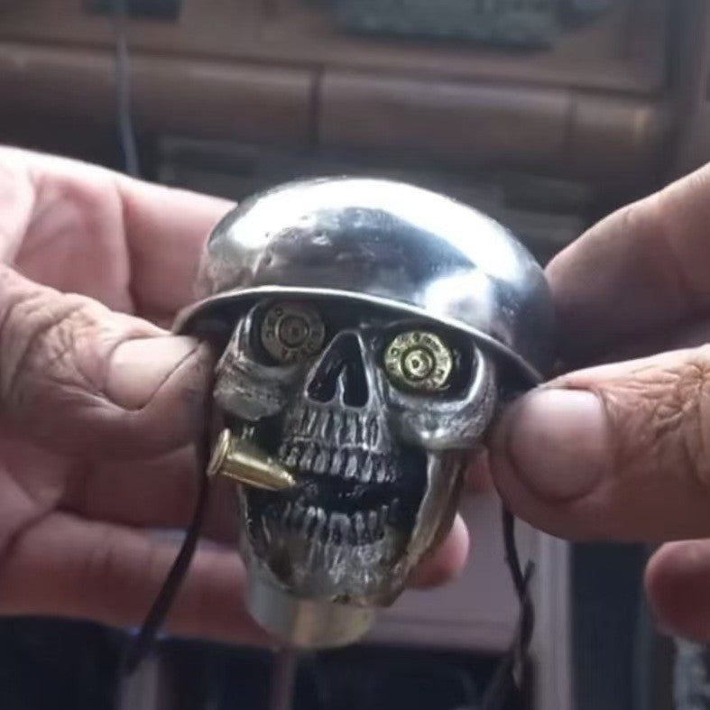 Skull-shaped Resin Car Gear-shift Decoration