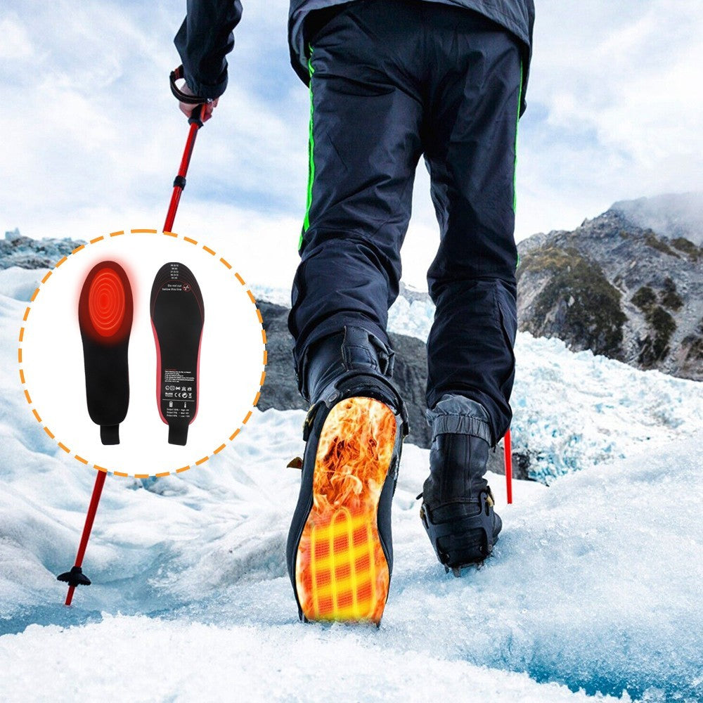Heated Insoles Rechargeable Electric Heated Shoes Insoles with Remote Control