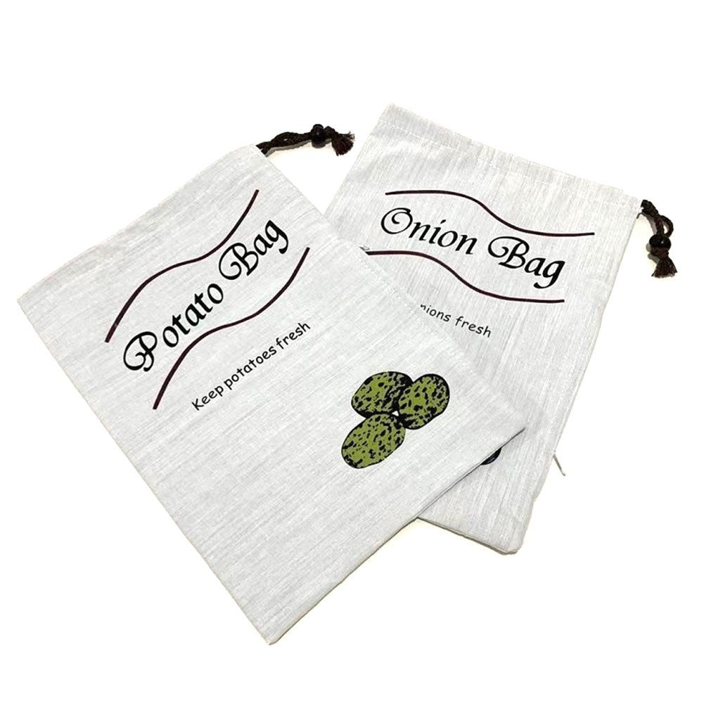 4PCS Potato Storage for Pantry I Potato and Onion Storage Bags with Side4065