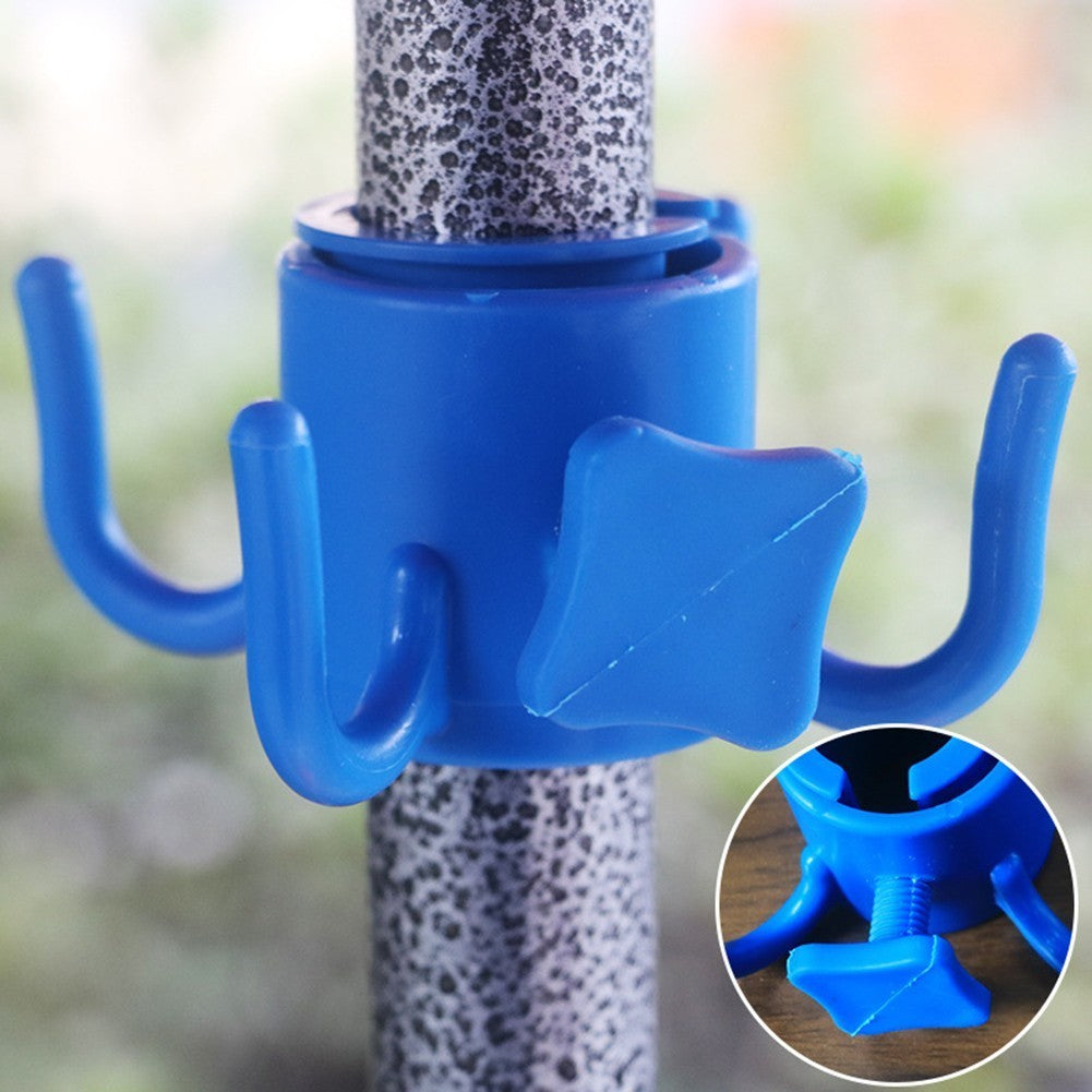 2 Adjustable Beach Umbrella Hooks for Hanging Towels Hats Bags Outdoor