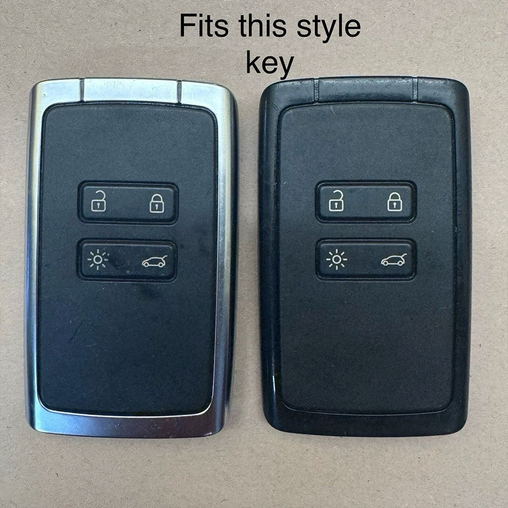 Zinc Alloy Leather Key Cover for Renault Arkana Kadjar Clio Captur Megane Zoe