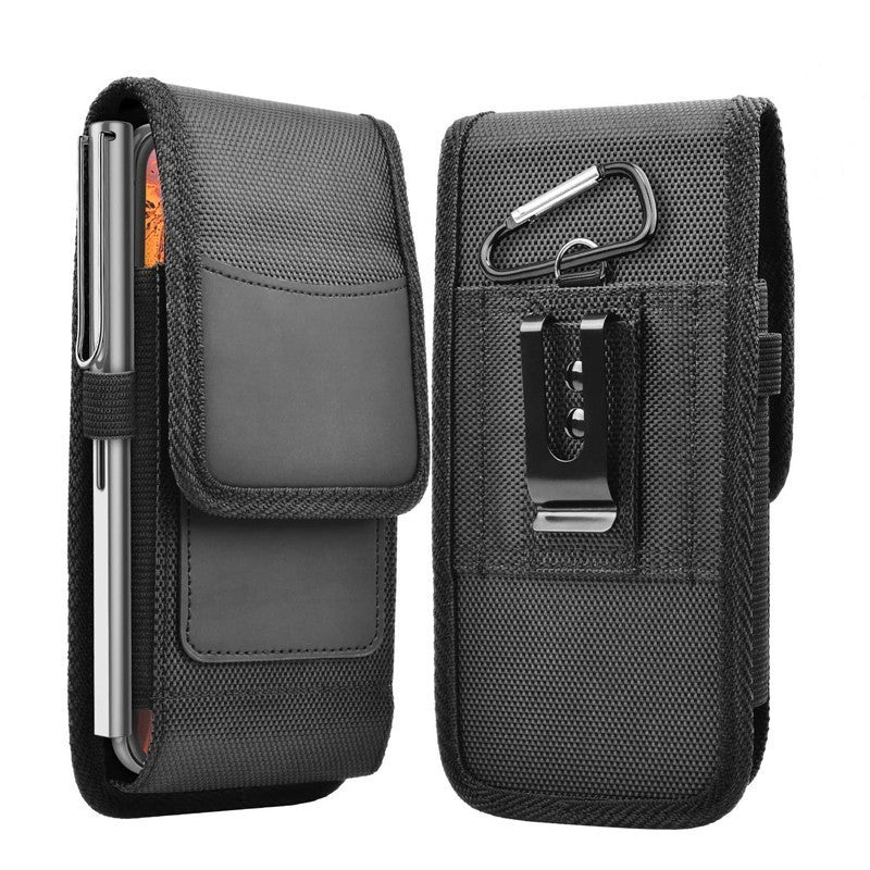 Nylon Mobile Phone Bag Belt Waist Bag Clip Pouch Case For iPhone Universal