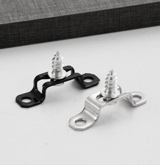*50 Sets* Black Cabinets Invisible Connector Bracket Hidden Cupboard