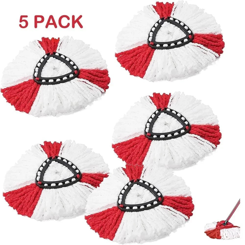 5*Replacement for Vileda Mop Heads Refill Turbo Microfibre Spin Mop Easy Wring
