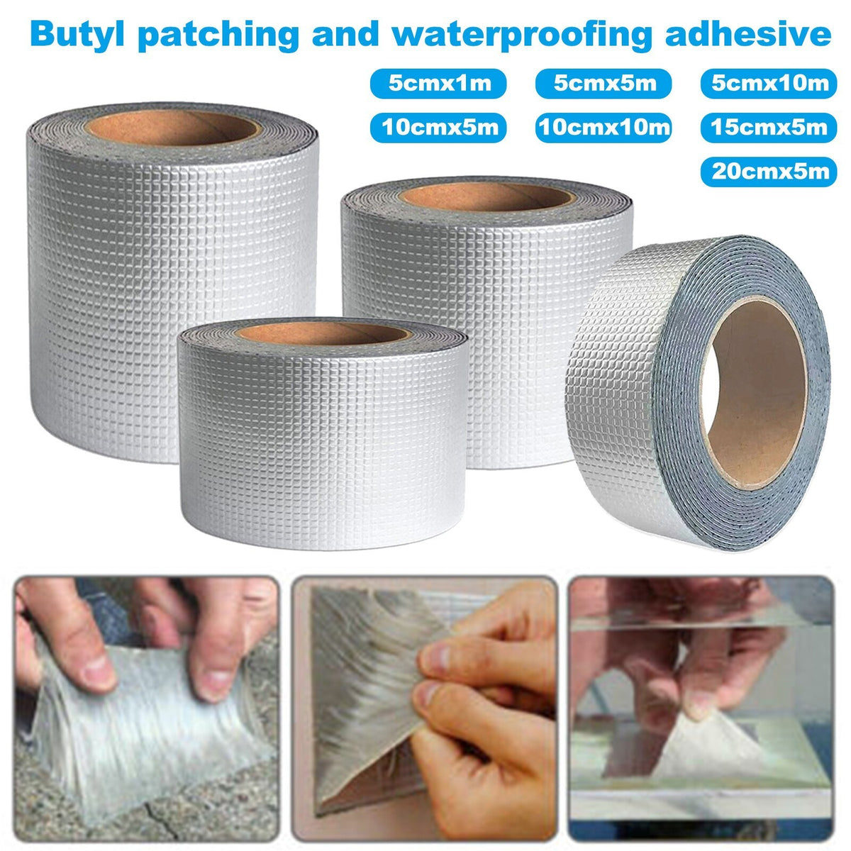 Super Waterproof Tape Butyl Magic Leak Roof Pipe Repair Tape Adhesive Sealant-