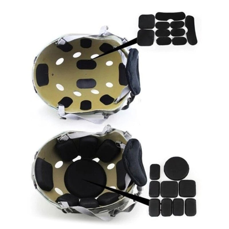 19Pcs Universal Helmet Padding Replacement Motorcycles Helmets Foam Cushion Pad