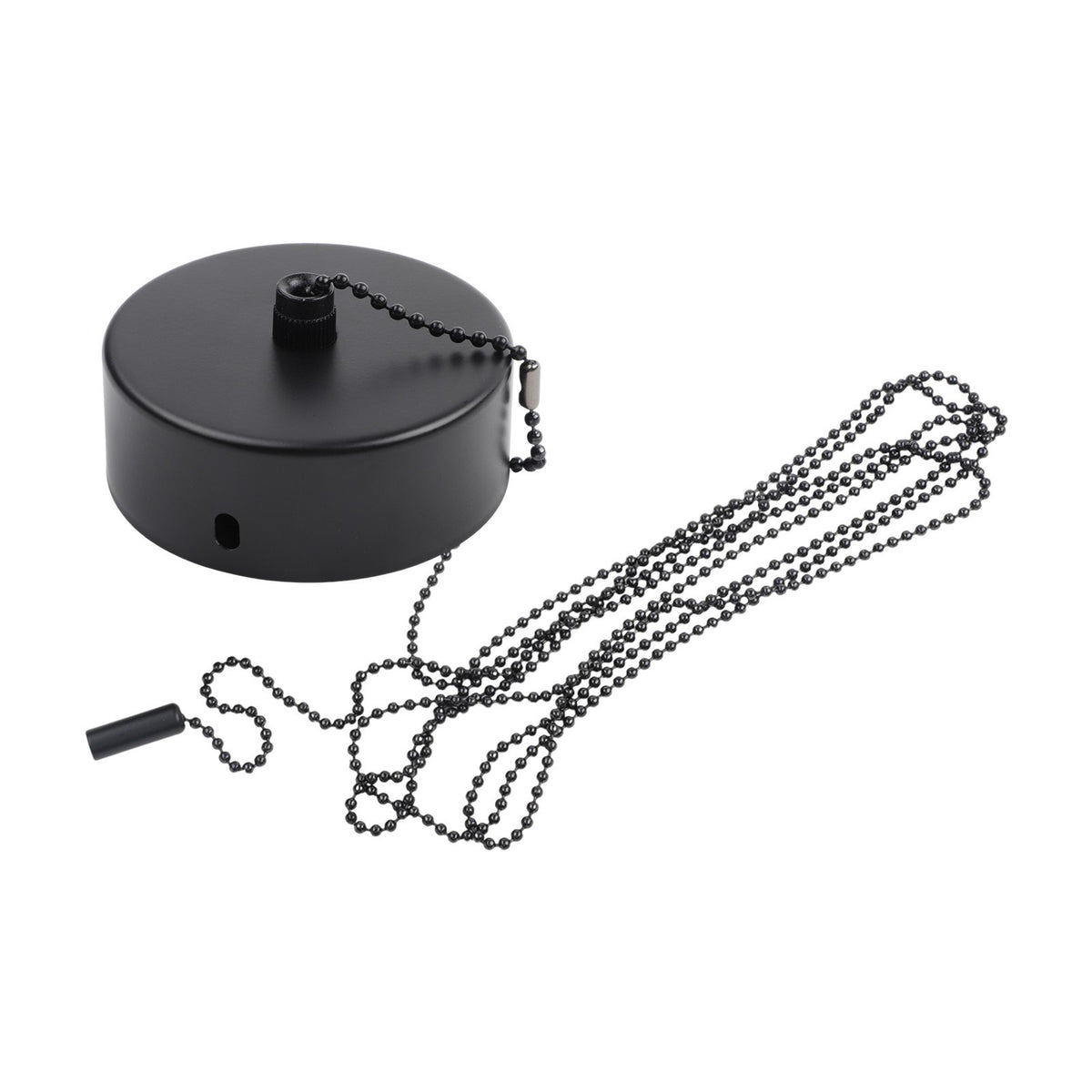 Modern Bathroom Pull Cord Light Switch with 150cm Chain and Chrome Design