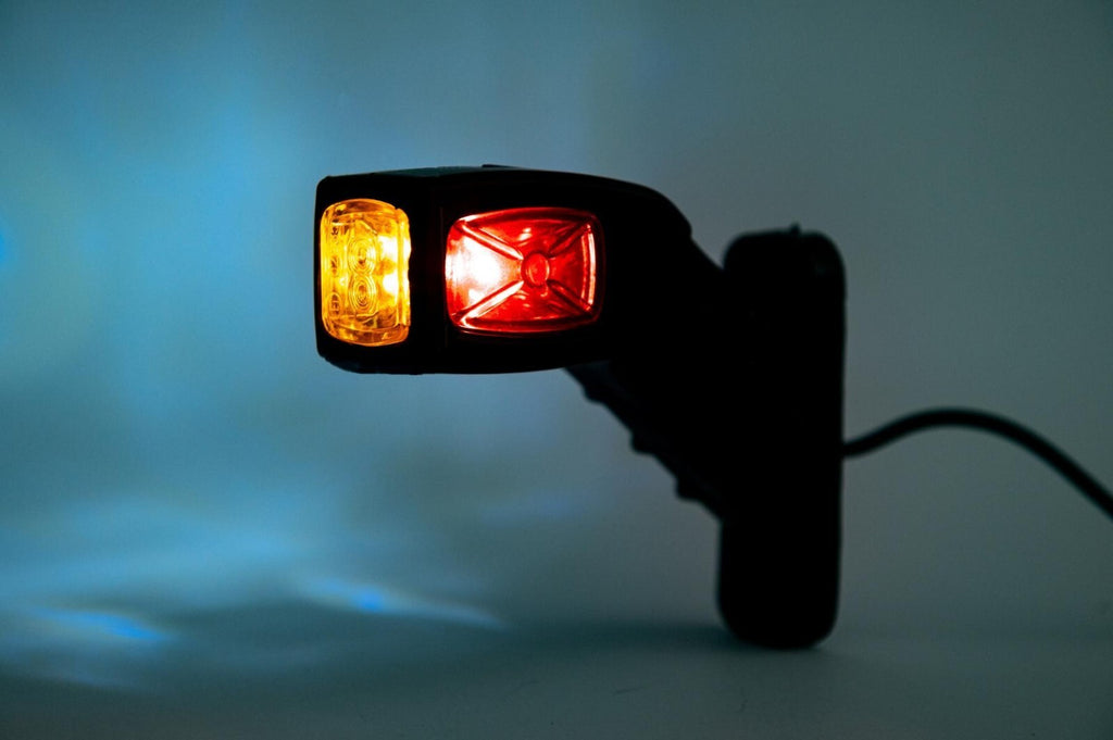 2x Recovery Side Marker Outline Led Lights Lamps 12V-24 Volt Trailer Truck Lorry