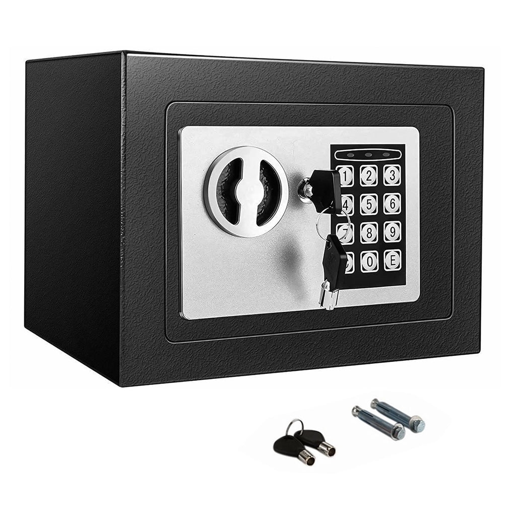 4.6L DIGITAL STEEL SAFE ELECTRONIC SECURITY HOME OFFICE MONEY CASH SAFETY BOX