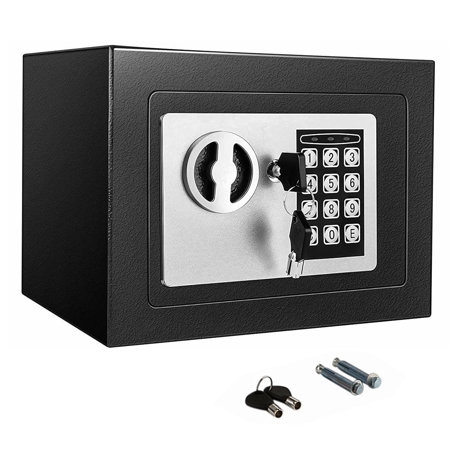 4.6L DIGITAL STEEL SAFE ELECTRONIC SECURITY HOME OFFICE MONEY CASH SAFETY BOX