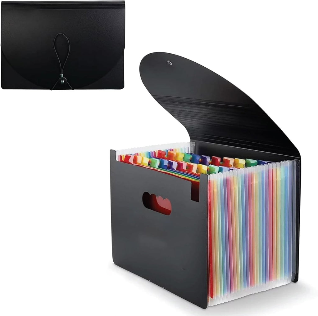 A4 Expanding File Organiser Paper 25 Pocket Expanding A4 Box Document Folder