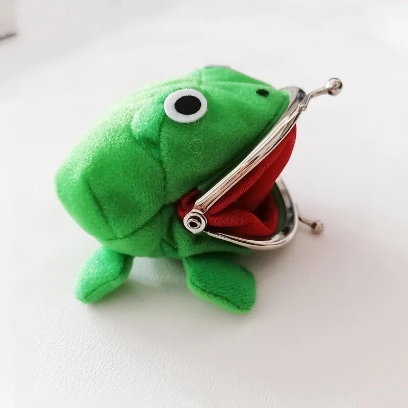 Cute Green Frog Style Coin Purse Anime Naruto Wallet Anime Cosplay Goods