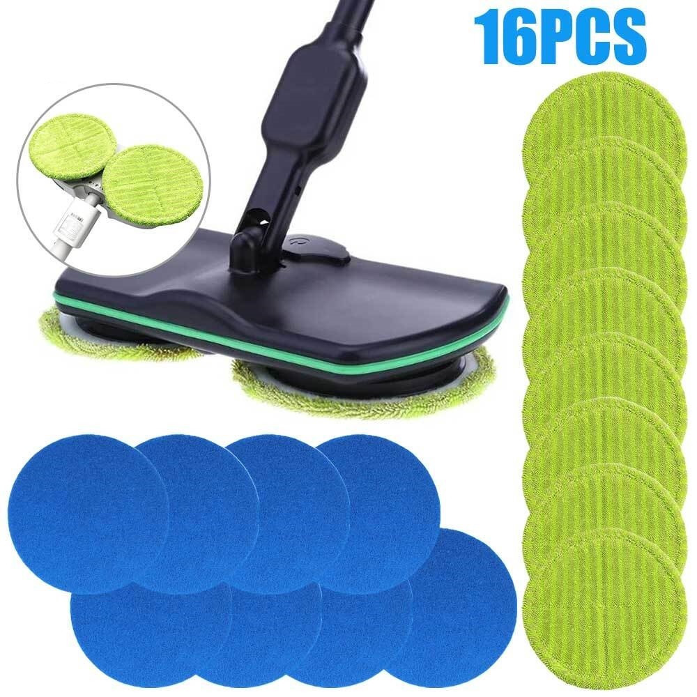Cordless Electric Spinning Mop Pads Rechargeable Floor Cleaner Scrubber Polish