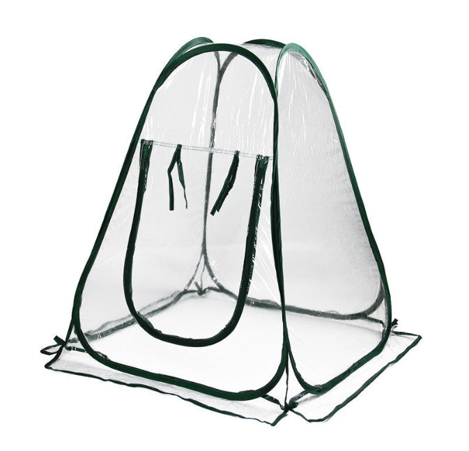 Mini Greenhouse Tent Popped Up PVC Grow House Small Indoor Outdoor Portable New