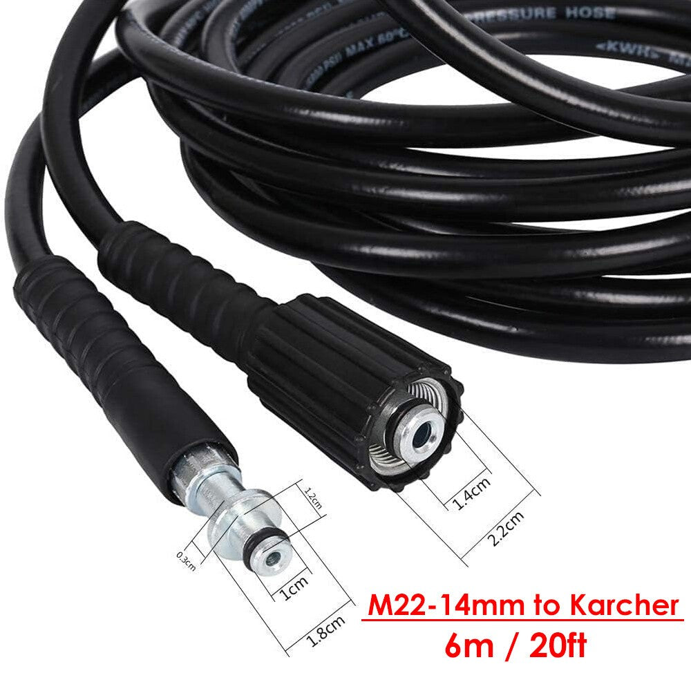 For Karcher K2 K3 K4 K5 K7 High-Pressure Washer 6m/10m Extension Hose Pipes