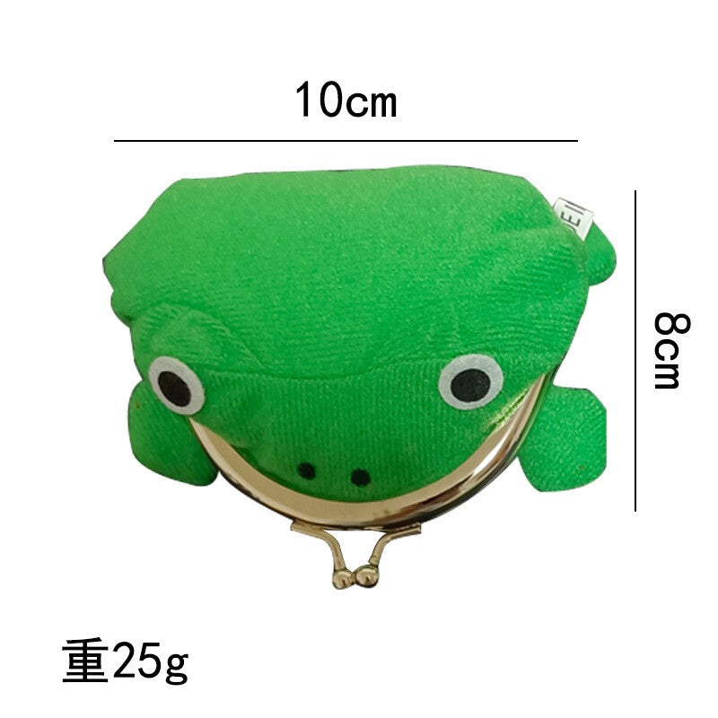Cute Green Frog Style Coin Purse Anime Naruto Wallet Anime Cosplay Goods