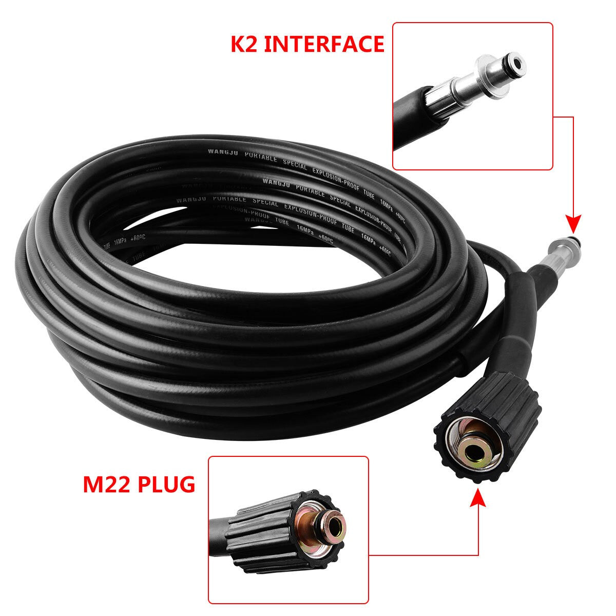 For Karcher K2 K3 K4 K5 K7 High-Pressure Washer 6m/10m Extension Hose Pipes