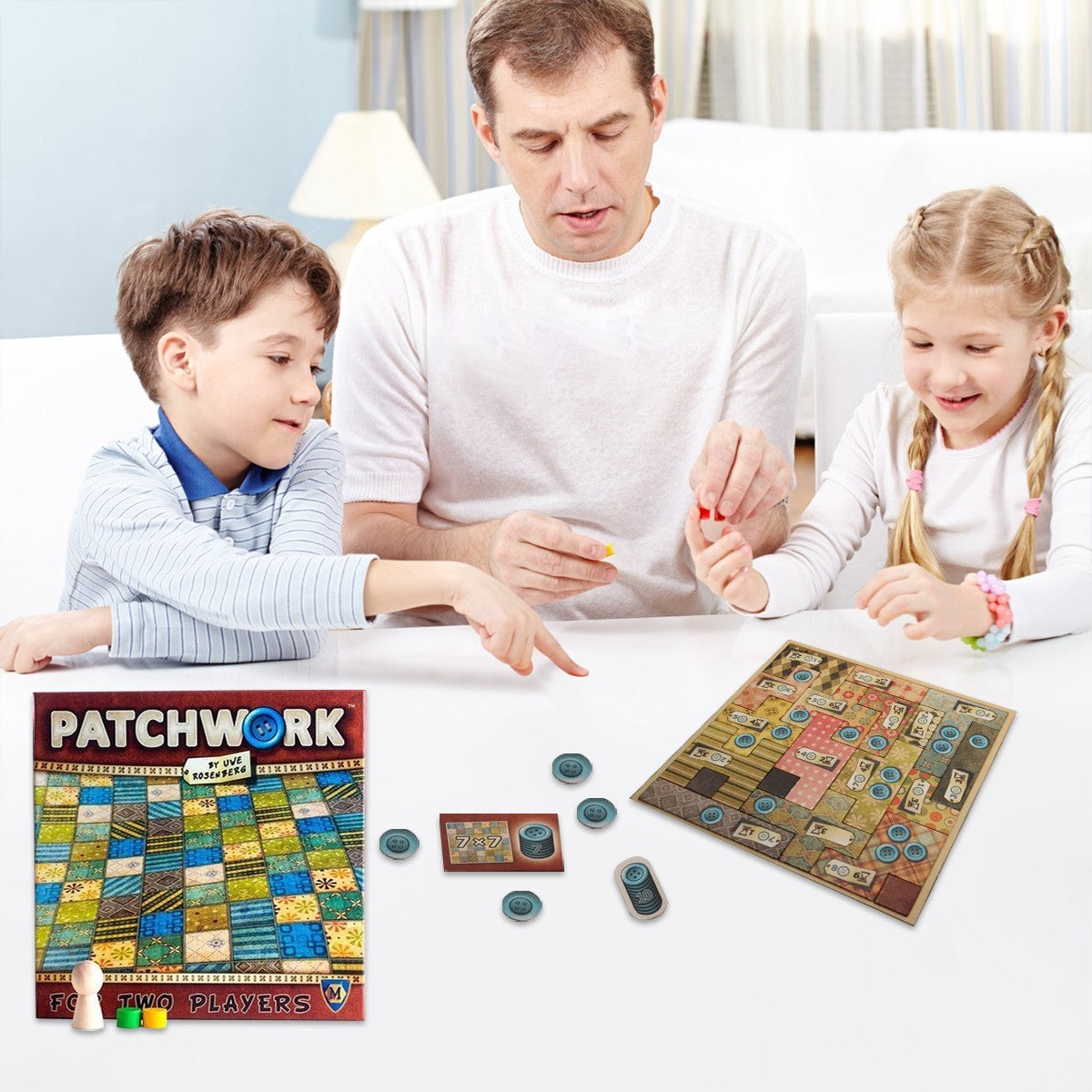 New Patchwork Board Game for Two Players Funny Party Games Paper Cards 2 Players