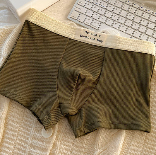 5Pcs Men's Plus-Size Ribbed Boxer Briefs Boxer Briefs Made
