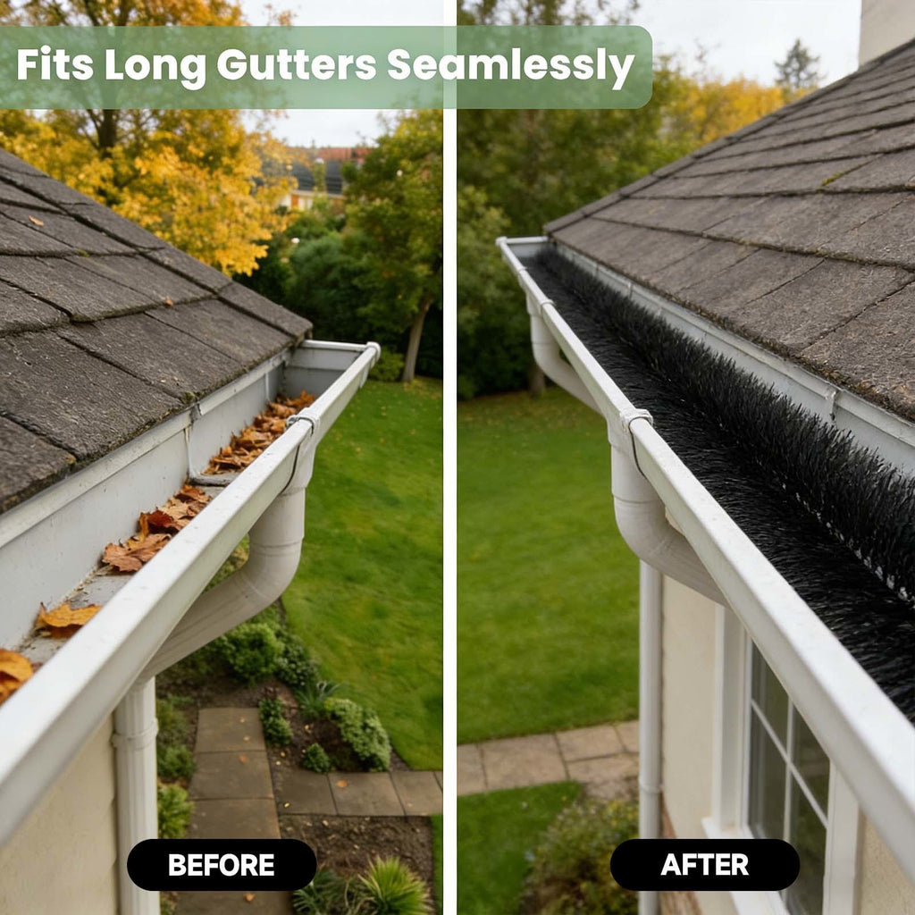 Gutter Brush Leaf Guard Highest Quality Drain Filter Shield protection 4-16M