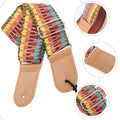 Wear-resistant Guitar Strap Adjustable Guitar Belt Bohemian Style Bass Guitar