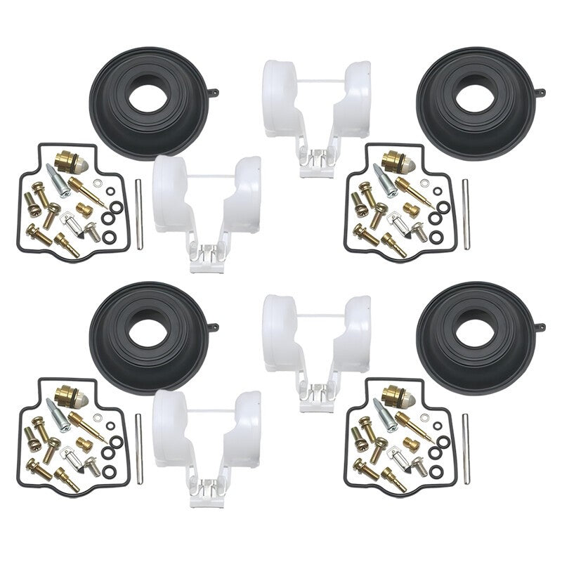 Carb Diaphragm Repair Kit 4Set For Kawasaki Ninja ZX600 ZX6R ZZR600 Motorcycle