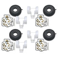 Carb Diaphragm Repair Kit 4Set For Kawasaki Ninja ZX600 ZX6R ZZR600 Motorcycle