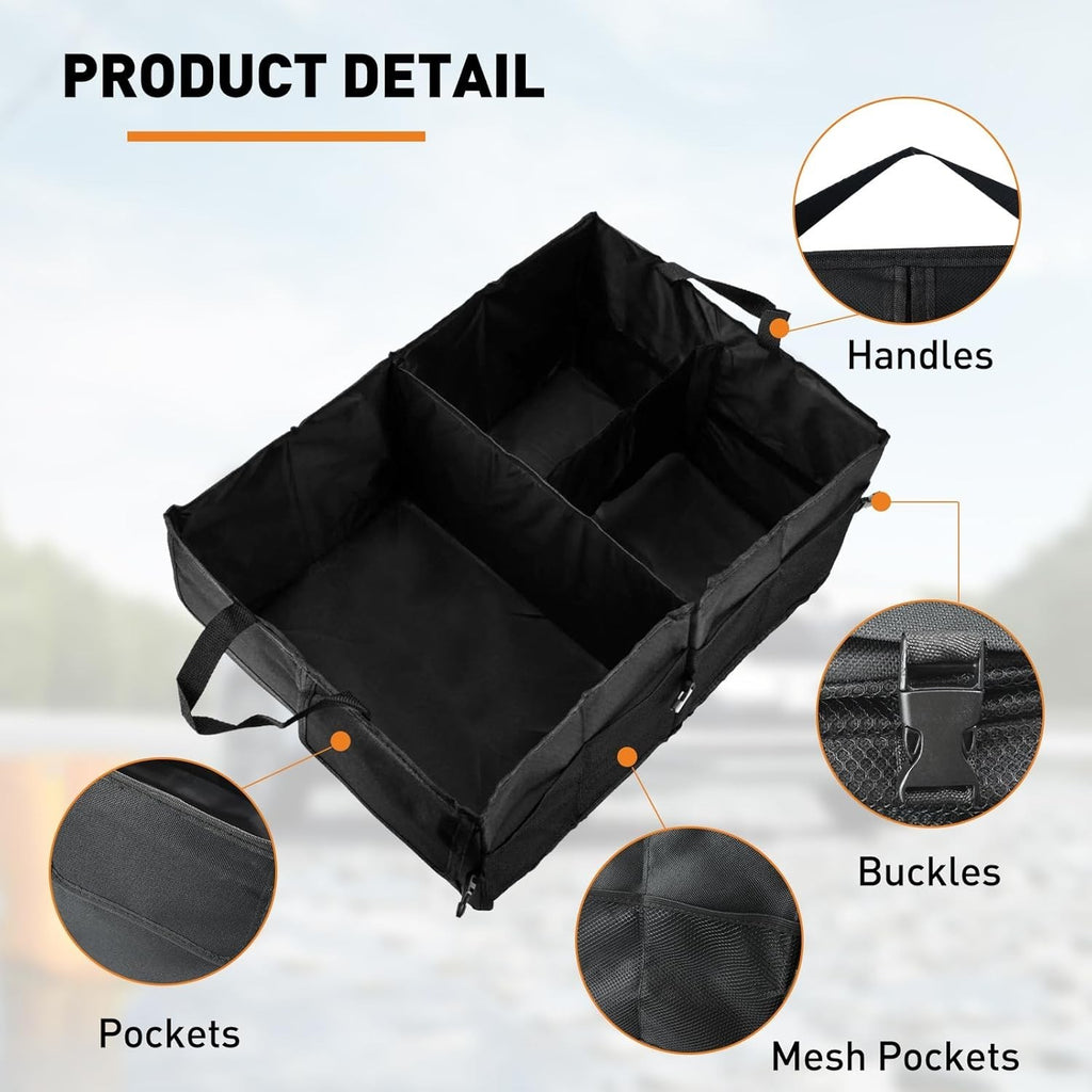 Foldable Car Boot Organiser Heavy Duty Storage Box Portable Vehicle Tidy