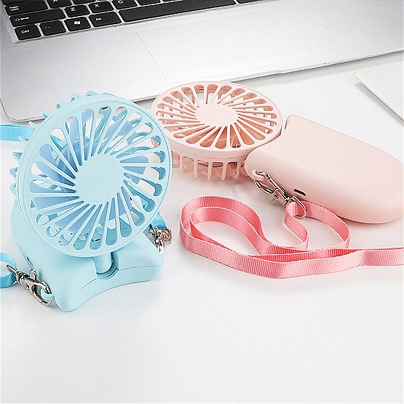 Little Fan Handheld Pocket New F3 Usb Charging Handheld Folding 3-in-1 Fan