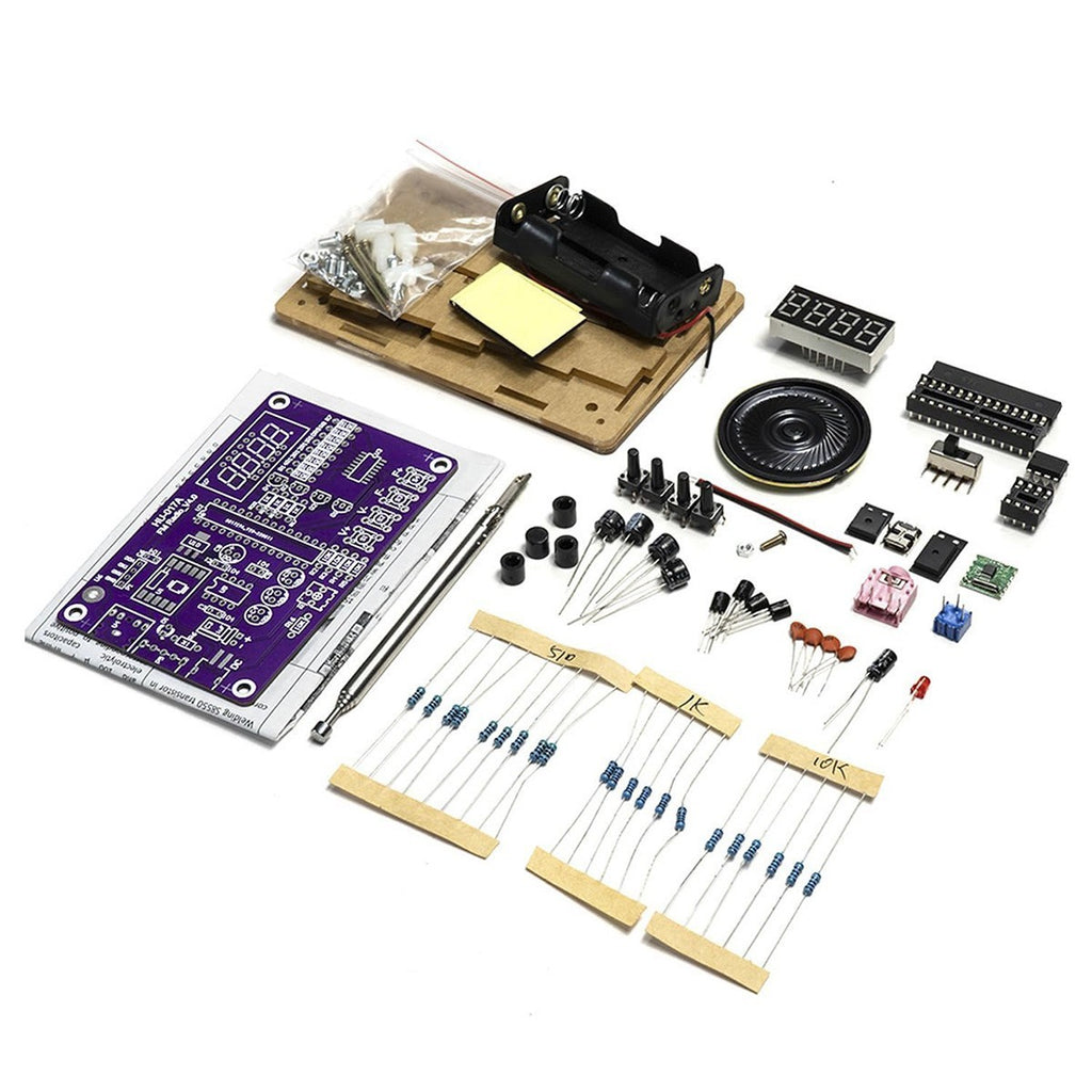 DIY FM Radio Electronic Kit 87-108MHz Digital RDA5807S Module Soldering Project